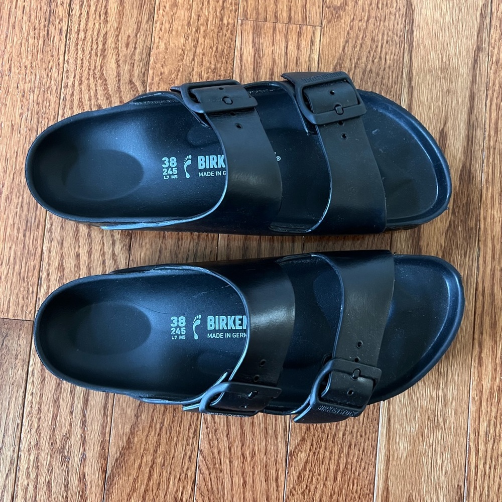 Birkenstock black sandals!